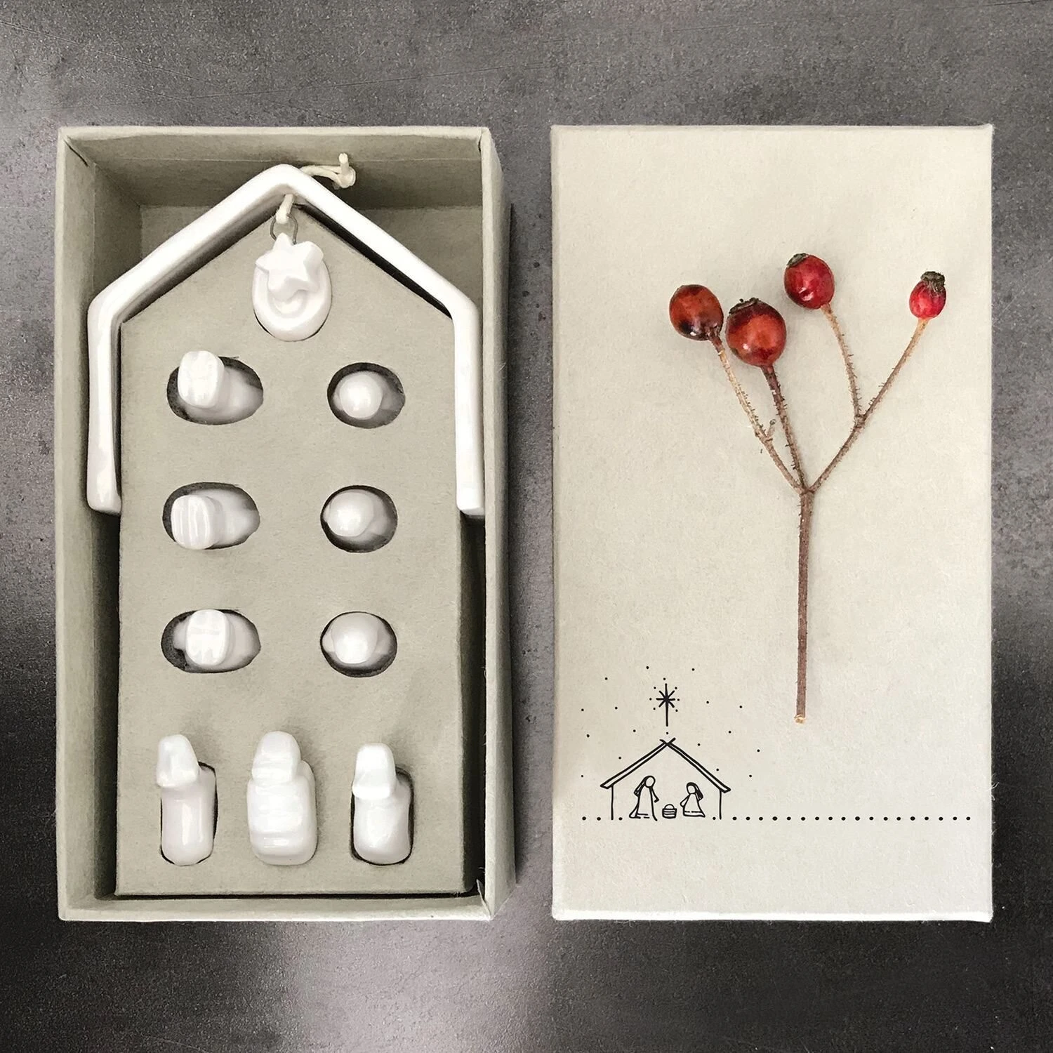 East Of India Porcelain Nativity Set 7 East Of India Porcelain Nativity Set - Image 5