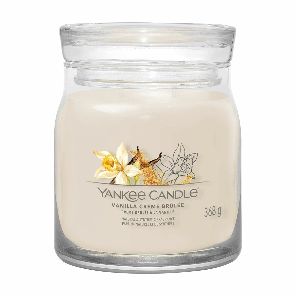 Yankee Candle Vanilla Creme Brulee Signature Medium Jar Candle 3 Yankee Candle Vanilla Creme Brulee Signature Medium Jar Candle