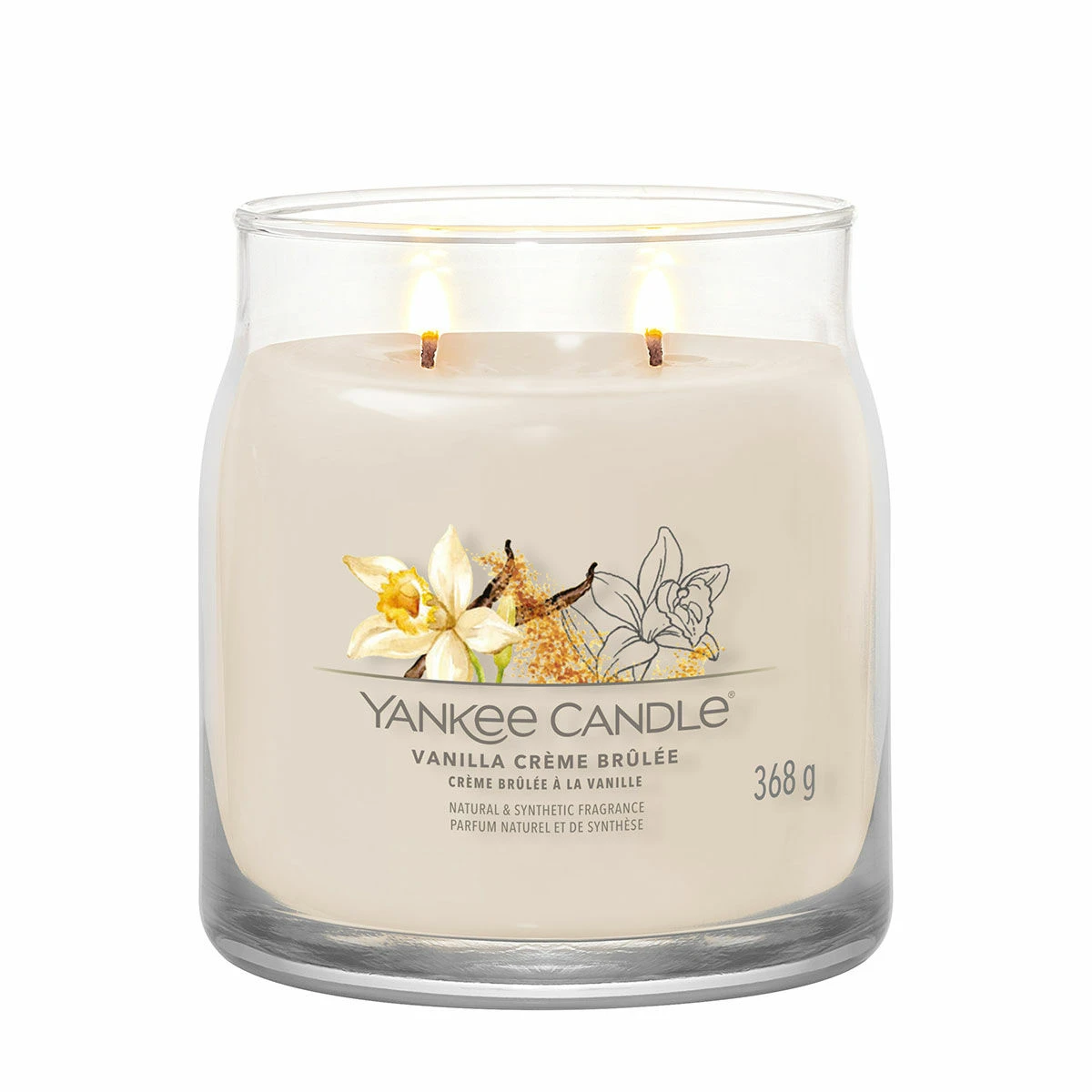 Yankee Candle Vanilla Creme Brulee Signature Medium Jar Candle 4 Yankee Candle Vanilla Creme Brulee Signature Medium Jar Candle - Image 2