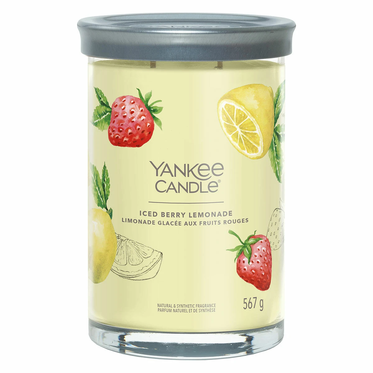 Yankee Candle Iced Berry Lemonade Signature Large Tumbler Candle 3 Yankee Candle Iced Berry Lemonade Signature Large Tumbler Candle