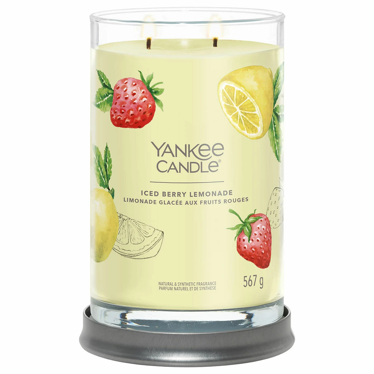 Yankee Candle Iced Berry Lemonade Signature Large Tumbler Candle 4 Yankee Candle Iced Berry Lemonade Signature Large Tumbler Candle - Image 2