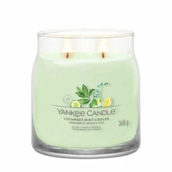 Featured Products -Yanke Home Shop 1728904e cucumber mint cooler signature medium jar candle 2
