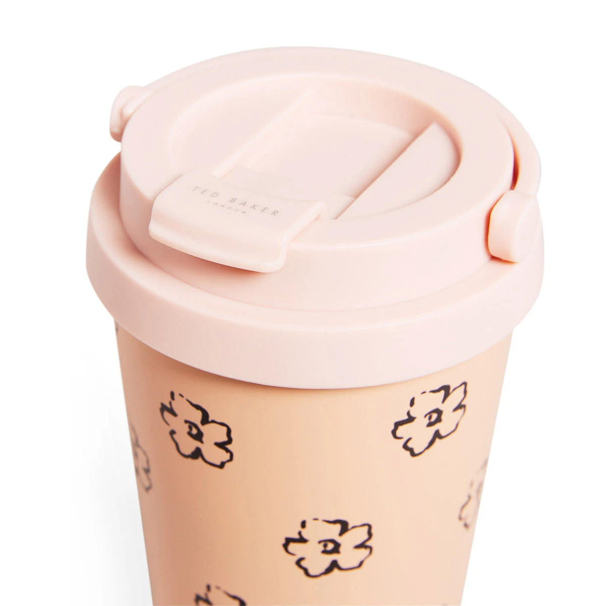 Ted Baker BETTANI Magnolia Flower Pink 450ml Large Travel Cup 6 Ted Baker BETTANI Magnolia Flower Pink 450ml Large Travel Cup - Image 4