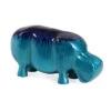 Tilnar Art Aluminark Brushed Aqua Large Hippo -Yanke Home Shop 36188 ba tilnar art aluminark brushed aqua large hippo 1