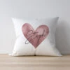 Personalised Rose Gold Heart Name Only Cushion -Yanke Home Shop 4004392 pmc personalised rose gold heart name only cushion 1