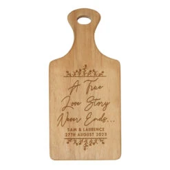 Personalised ‘True Love Story’ Wooden Paddle Board -Yanke Home Shop 4004456 3