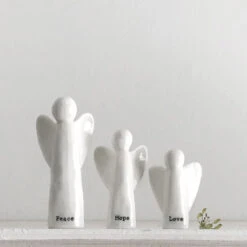 East Of India Christmas Set Of 3 Porcelain Angels -Yanke Home Shop 5817 east of india xmas set of three porcelain angels 2