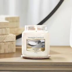 Yankee Candle Baby Powder Medium Jar Candle 7 Yankee Candle Baby Powder Medium Jar Candle -Yanke Home Shop baby powder medium jar