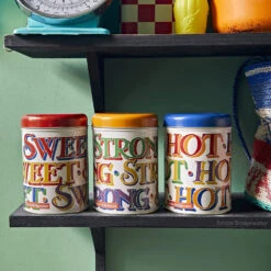 Emma Bridgewater Brighter World Set Of Three Round Caddies -Yanke Home Shop bri2900 emma bridgewater brighter world set of three round caddies ls 3