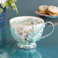 House Of Disaster Boulevard Green Teacup With Gift Box -Yanke Home Shop disaster designs boucupgre boulevard green teacup with gift box lifestyle 02 m