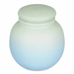 Paddywax Orb 141g Driftwood & Indigo Ombre Frosted Glass Soy Candle
