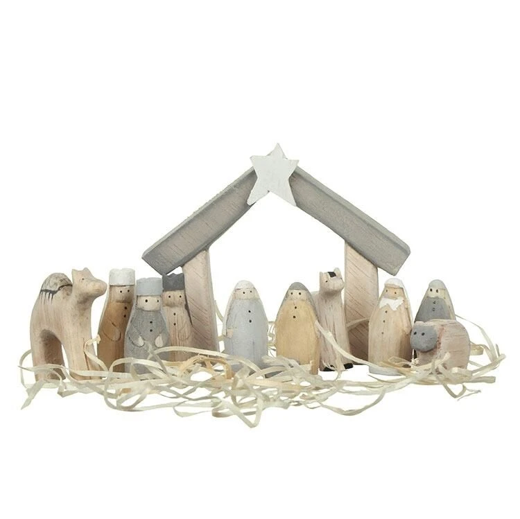 East Of India Natural Little Boxed Nativity Set 4 East Of India Natural Little Boxed Nativity Set - Image 2