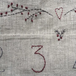 East Of India Hand Embroidered Advent Calendar -Yanke Home Shop east of india 3349 pocket advent embroidered calendar 2