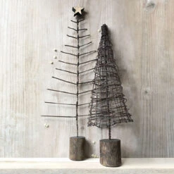 East Of India Rusty Wire Cone Christmas Tree -Yanke Home Shop east of india 7298 rusty wire cone christmas large trees 2 1