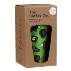 Eco Chic Green Sheep Stainless Steel Travel Coffee Cup 12 Eco Chic Green Sheep Stainless Steel Travel Coffee Cup -Yanke Home Shop eco chic n08 green sheep stainless steel travel coffee cup 04