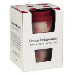 Emma Bridgewater Pink Hearts Rice Husk Travel Cup -Yanke Home Shop elite emma bridgewater ph6100 pink hearts rice husk travel cup 2 copy 1