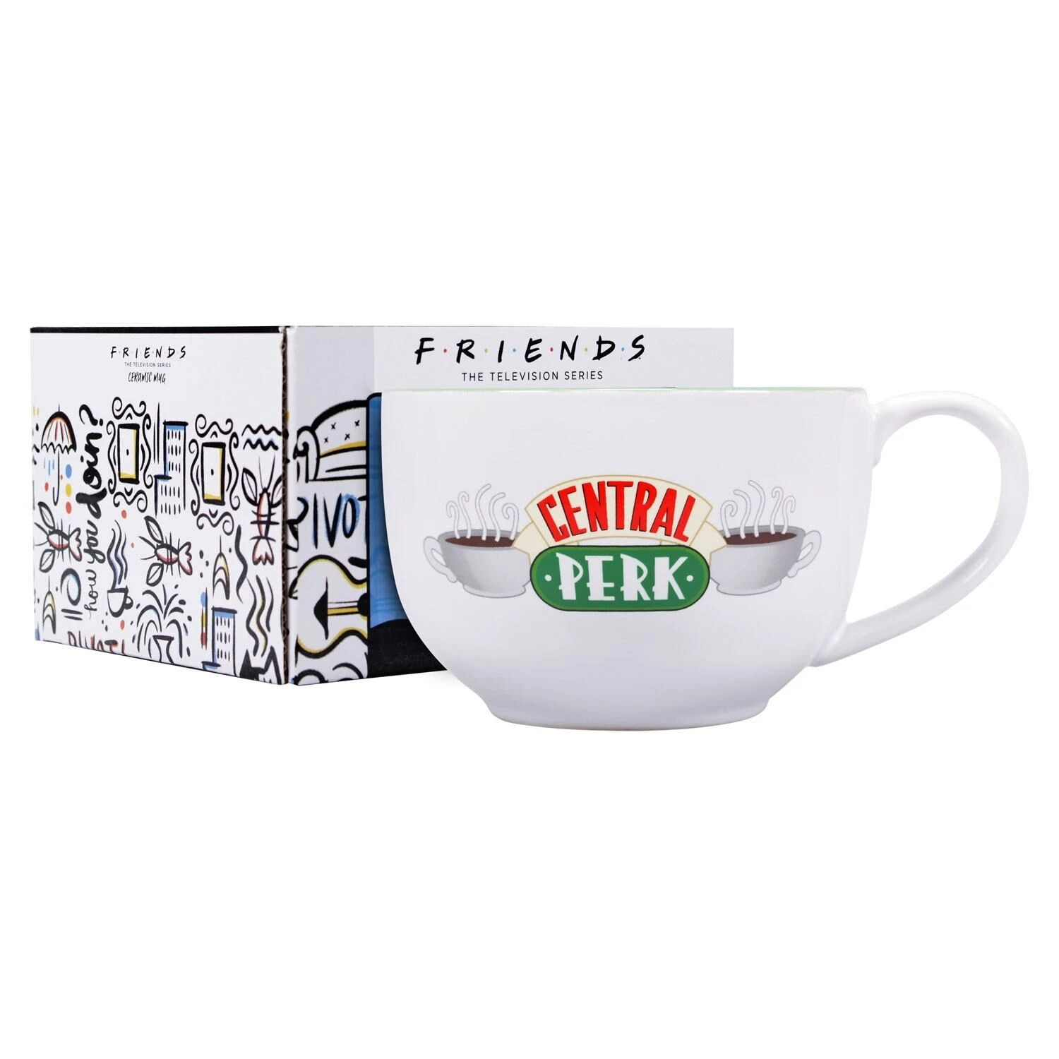 Friends Central Perk Large Boxed Ceramic Mug 3 Friends Central Perk Large Boxed Ceramic Mug