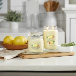 Yankee Candle Iced Berry Lemonade Signature Large Jar Candle -Yanke Home Shop iced berry lemonade signature collection lifestyle 1