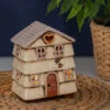 Shudehill Village Pottery Cream Beehive Tealight Holder -Yanke Home Shop joe davies 330954 shudehill village pottery beehive house tealight holder lifestyle 1