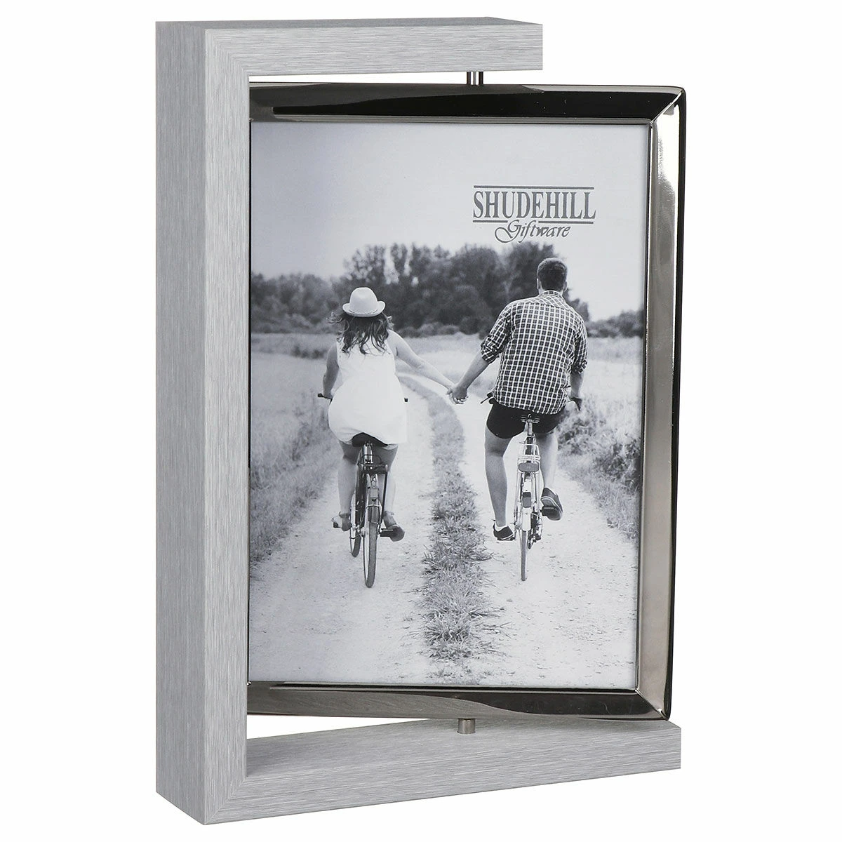 Shudehill Grey Wood Look 5x7 Rotating Portrait Photo Frame 6 Shudehill Grey Wood Look 5x7 Rotating Portrait Photo Frame - Image 4