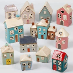 Shudehill Village Pottery Cream House Wax Melt & Oil Warmer -Yanke Home Shop joe davies shudehill village pottery lifestyle 1 7