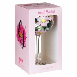 Lynsey Johnstone Hand Painted Daisies & Dragonflies Gin Glass -Yanke Home Shop lesser pavey lp49747 lynsey johnstone daisies dragonflies gin glass 3