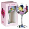Lynsey Johnstone Hand Painted Alliums & Bees Gin Glass -Yanke Home Shop lesser pavey lp49749 lynsey johnstone alliums bees gin glass 1