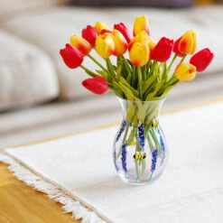 Lynsey Johnstone Hand Painted Bees & Lavender Posy Vase 11 Lynsey Johnstone Hand Painted Bees & Lavender Posy Vase -Yanke Home Shop lesser pavey lp49761 lynsey johnstone bees lavender posy vase lifestyle 2