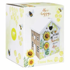 Bee Happy Tissue Box -Yanke Home Shop lesser pavey lp49798 bee happy tissue box 4
