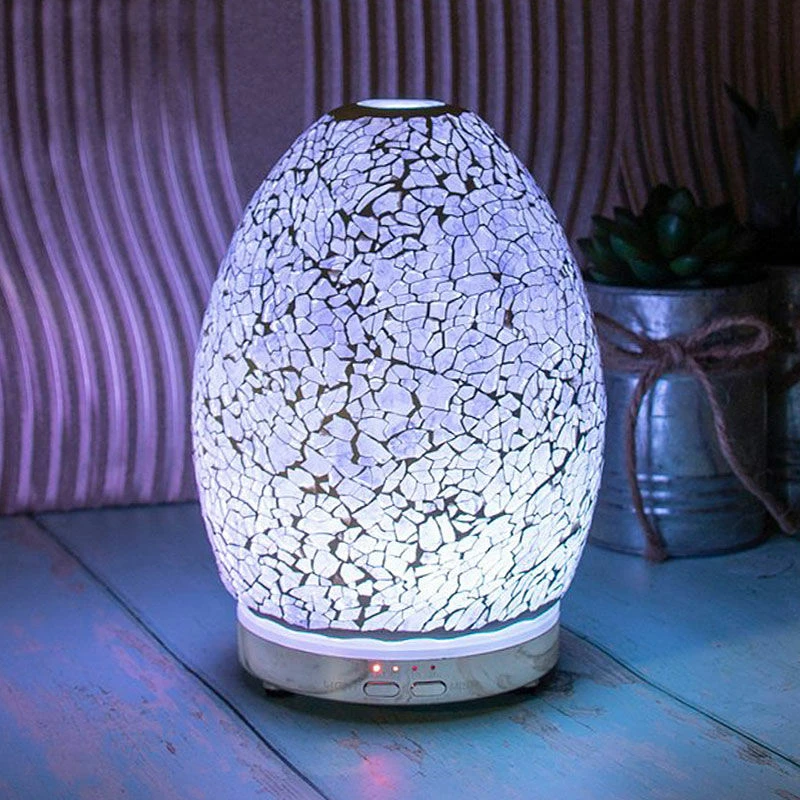Desire Lilac Mosaic Egg Colour Changing Aroma Humidifier 3 Desire Lilac Mosaic Egg Colour Changing Aroma Humidifier