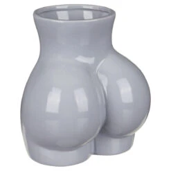 Desire Grey Body Derriere Vase -Yanke Home Shop lesser and pavey lp48106 grey derriere vase 02