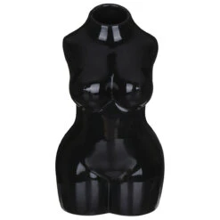 Desire Black Body Torso Vase -Yanke Home Shop lesser and pavey lp48225 black body torso vase 2