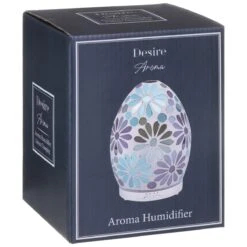 Desire Blue Flower Mosaic Egg Colour Changing Aroma Humidifier 8 Desire Blue Flower Mosaic Egg Colour Changing Aroma Humidifier -Yanke Home Shop lesser and pavey lp47497 desire blue flower humidifier 2