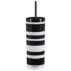 Kate Spade New York Sarah Stripe Acrylic Tumbler With Straw -Yanke Home Shop lifeguard press 223230 kate spade tumbler with straw 1