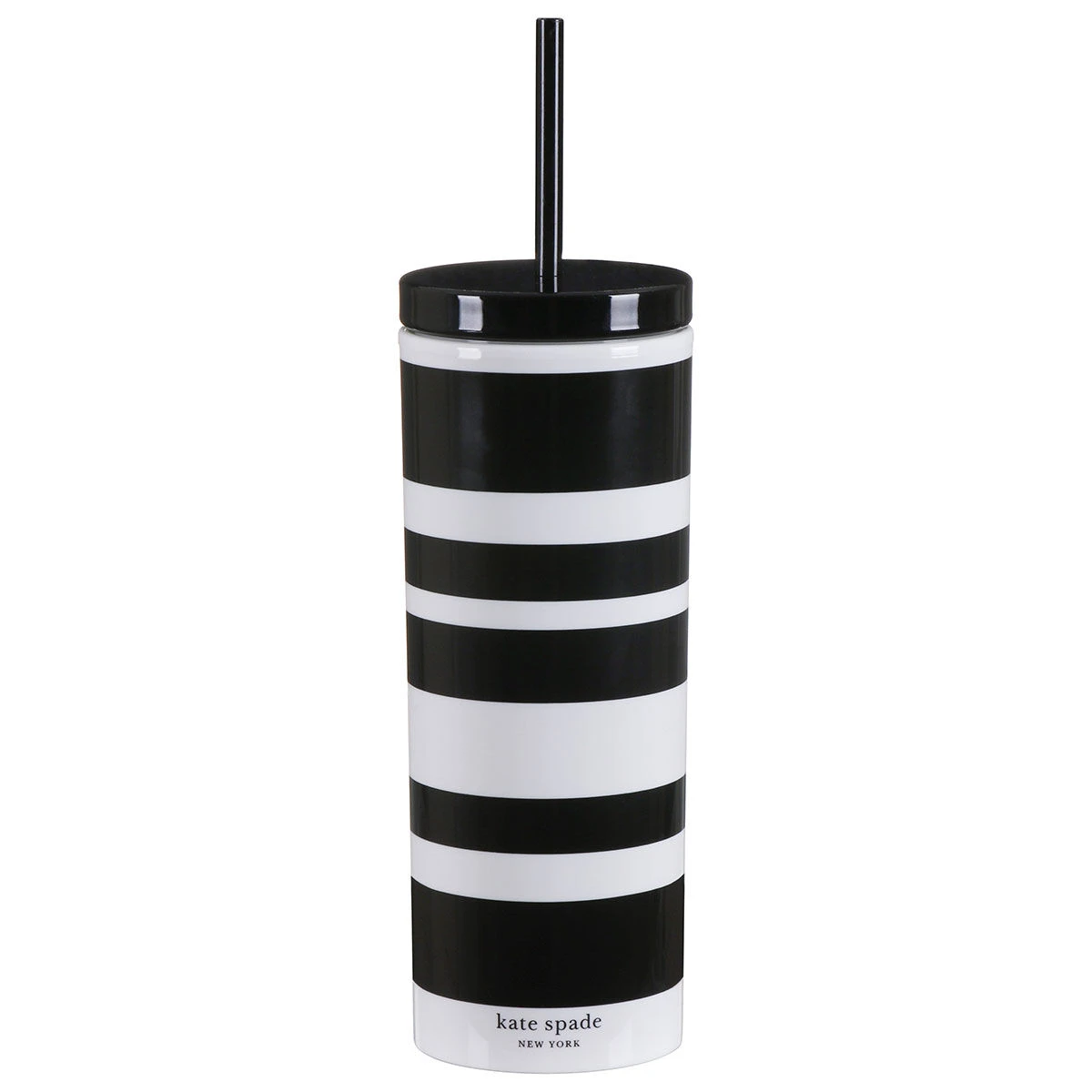 Kate Spade New York Sarah Stripe Acrylic Tumbler With Straw 3 Kate Spade New York Sarah Stripe Acrylic Tumbler With Straw