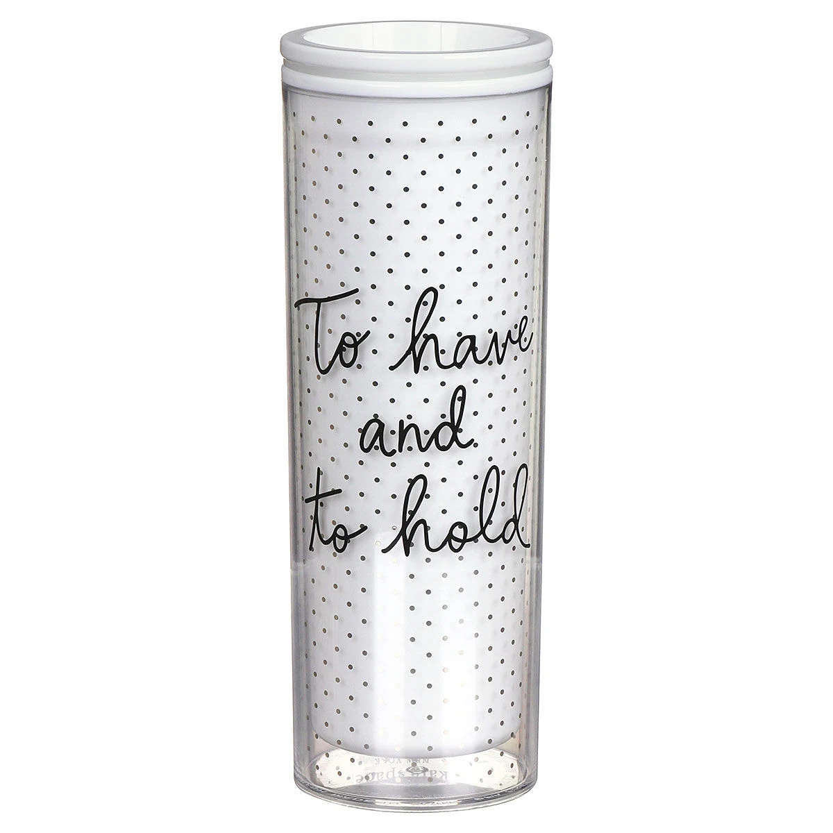 Kate Spade New York ‘To Have & To Hold’ Acrylic Thermal Mug 3 Kate Spade New York ‘To Have & To Hold’ Acrylic Thermal Mug