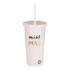 Kate Spade New York Blush Miss To Mrs Bridal Acrylic Tumbler With Straw -Yanke Home Shop lifeguard press 230930 kate spade blush miss to mrs bridal acrylic tumbler 1 2
