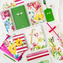 Kate Spade New York Painted Tulips Stainless Steel Tumbler -Yanke Home Shop lifeguard press kate spade dragonflies and tulips lifestyle 3 4