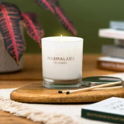 Marmalade Of London Seville Orange & Clementine 230g Luxury Glass Soy Candle -Yanke Home Shop marmalade 230g luxury glass candle lifestyle 3 1 1