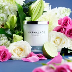 Marmalade Of London Bergamot & Soft Rose 230g Luxury Glass Soy Candle 18 Marmalade Of London Bergamot & Soft Rose 230g Luxury Glass Soy Candle -Yanke Home Shop marmalade of london 11715 bergamot soft rose 230g luxury glass candle lifestyle 1