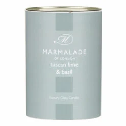 Marmalade Of London Tuscan Lime & Basil 230g Luxury Glass Soy Candle -Yanke Home Shop marmalade of london 12170 tuscan lime basil 230g luxury glass candle 4