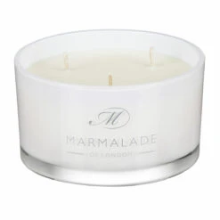 Marmalade Of London Bergamot & Soft Rose 400g 3 Wick Glass Soy Candle 12 Marmalade Of London Bergamot & Soft Rose 400g 3 Wick Glass Soy Candle -Yanke Home Shop marmalade of london 12897 bergamot soft rose 400g 3 wick glass candle 2
