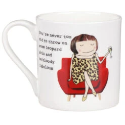 Rosie Made A Thing Leopard Skin Mug -Yanke Home Shop mclaggan rosie made a thing qrh01 leopard skin mug 02