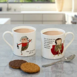 Rosie Made A Thing You’ve Still Got It Mug -Yanke Home Shop mclaggan rosie made a thing qrh01 leopard skin mug lifestyleb 1