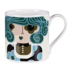 Orla Kiely Dee Dee Teal Large Mug