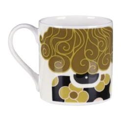 Orla Kiely Dee Dee Olive Large Mug 7 Orla Kiely Dee Dee Olive Large Mug -Yanke Home Shop mclaggan smith orla kiely msqok172 dee dee olive large mug 03