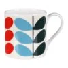 Orla Kiely Multi Solid Stem Large Mug -Yanke Home Shop mclaggan smith orla kiely msqok179 multi solid stem large mug 01