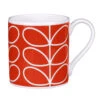 Orla Kiely Linear Stem Orange Poppy Large Mug -Yanke Home Shop mclaggan smith orla kiely qok90 poppy linear stem large mug 01v2