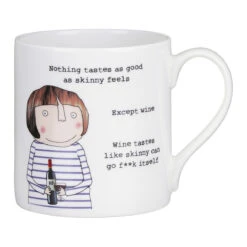 Rosie Made A Thing ‘Except Wine’ Mug