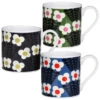 Orla Kiely Set Of 3 Bunch Of Stems Large Mugs -Yanke Home Shop mclaggen smith bundle qok183 185 orla kiely bunch of stems three large mugs